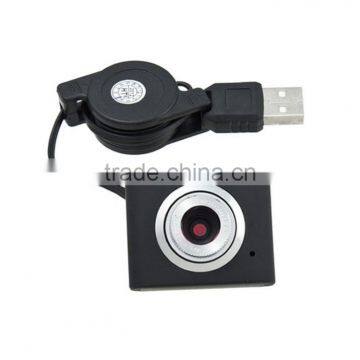 Retractable Clip OEM Micro USB Webcam Computer PC USB Webcam Camera Definition 2.0 5.0 Mega Pixels Laptop Smallest USB Webcam