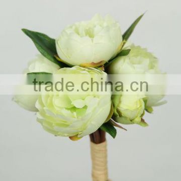 festive wholesale flower silk wedding bouquet flowers