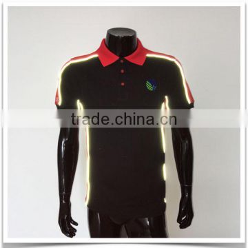 Custom made embroidered polo shirts logo with high quality made in china