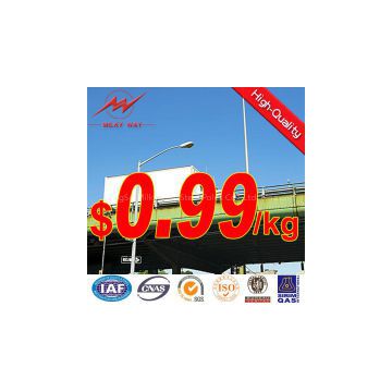 Sell conical Q235 steel street lighting pole