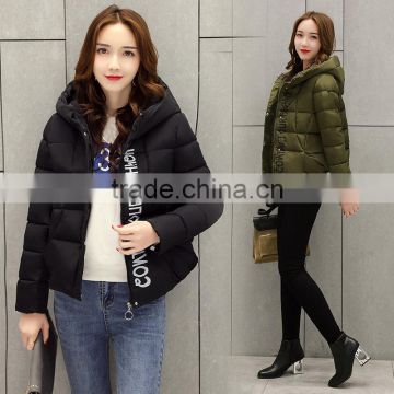 Female 2017 New Women's Winter Jacket Cotton Jacket Slim Parkas Ladies Coats