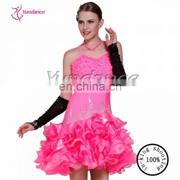 2015 Beautiful pretty girl Latin dance dresses L-13141