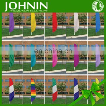 Free design factory direct polyester outdoor feather flag