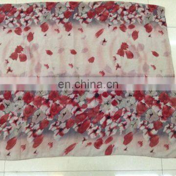 2014 new printed lotus voile scarf summer scarf and spring scarf flower