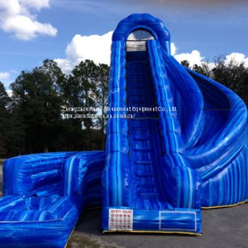 Inflatable slip and slide inflatable water slide axs-07