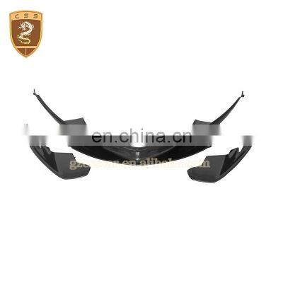 Factory Price OEM Style Carbon Fiber Front Lip Wrap Angle For Mclaren 540C-570S Front Lip Car Accesory Parts