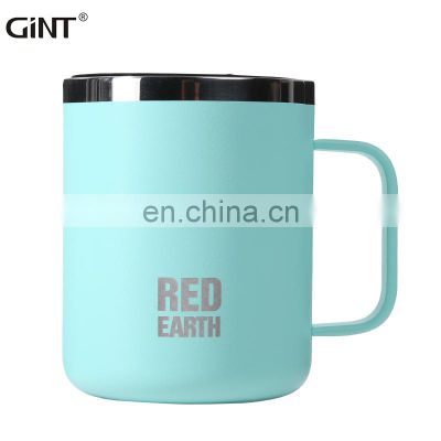 Gint 380ml Portable Customer Color China Factory Stainless Mugs with Lid
