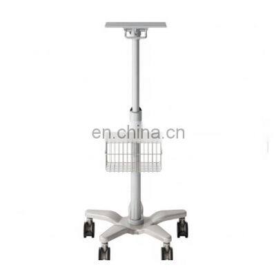 Hot Sale Aluminum Monitor ECG Machine Trolley Cart for Hospital