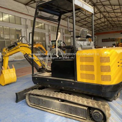 Factory wholesale Mini Excavators  emission earth-moving machinery small digger for sale