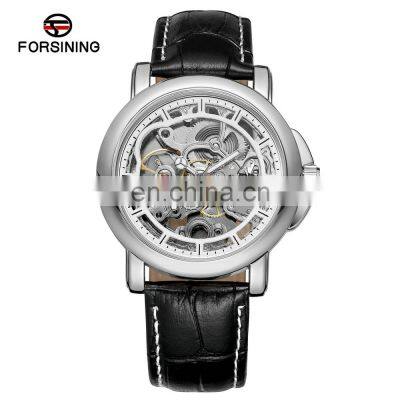 FORSINING 204 Men Automatic Mechanical Leather Watch High Quality