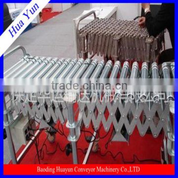 manufacturer expandable extendable powered flexible conveyor with belt drive rollers                        
                                                Quality Choice
