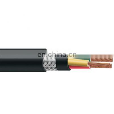 Low voltage braided power cable 4 core power cable shielded