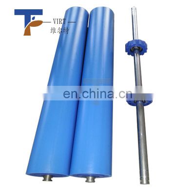 plastic Roller Rubber Impact Idler For Belt Conveyors and Feeders