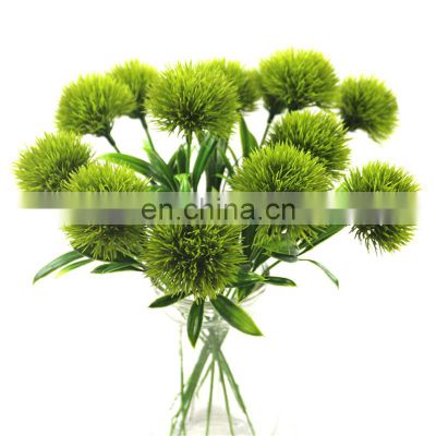 Home Decoration Fy Decorate Artificial Flowers Artificial Flowers Green Real Touch Dandelion Plants Plastic Flowers