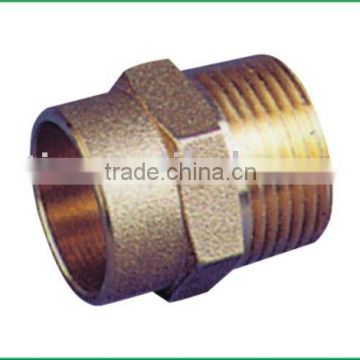 brass socket welding with copper pipe BRASS coupling for copper pipe