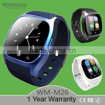 Smart Bluetooth Watch M26 For Sport Perfect Compatible With Android All Connectable With BT3.0/Plus daily waterproof