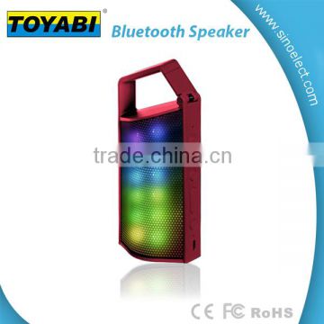 Carabiner design of Wireless Bluetooth Speaker with Flash LED light Portable for Ourdoor Using Support AUX ,Handsfree