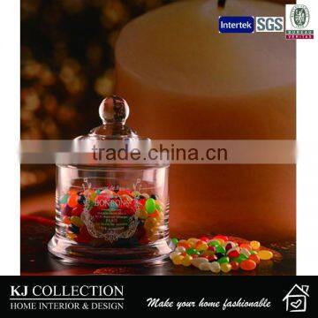 2016 High Quality Glass Storage Jar With Lid Glass Jar