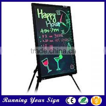 Hot sale best choice available used LED writing board advertising