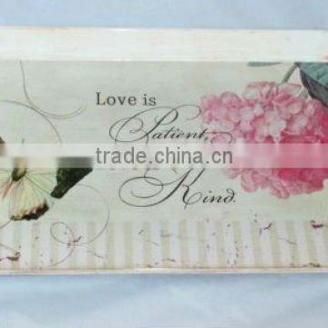 pp decoratived tray with print
