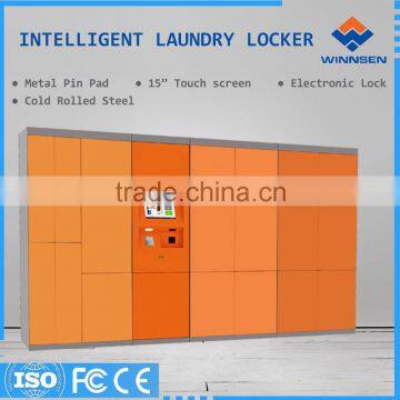 unattended self service laundry locker with smart system