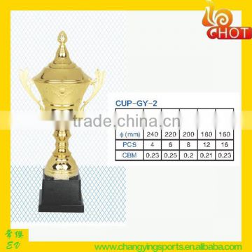 GY YIWU EV Sport Metal Trophy Cup Plastic base Wholesale