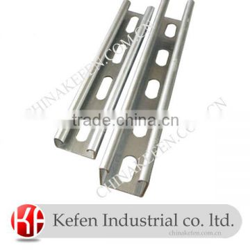 Slotted&Plain Type C U Strut Channel of steel material