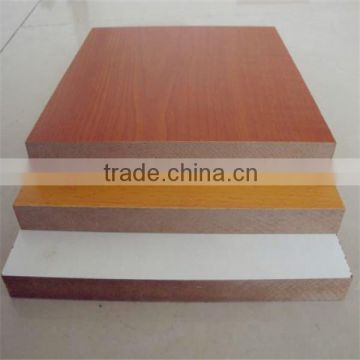 6mm furniture grade melamine mdf made in China