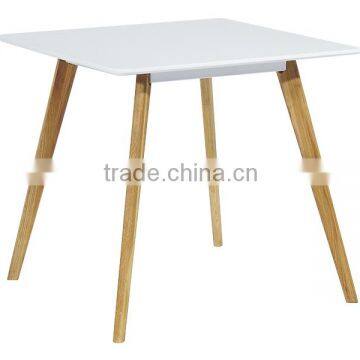 Wooden dining table, modern restaurant table set