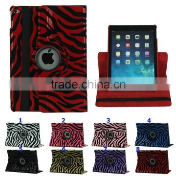High Quality Case For iPad 2 3 4 Rotation Leather Case, For iPad 2 3 4 Zebra Leather Cover