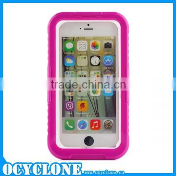 Silicone+PC cellphone case for iphone6 mobile phone