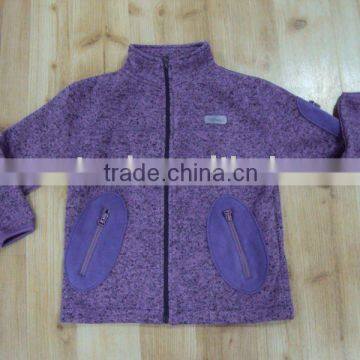 Children's Melange Fleece Jacket