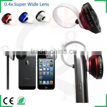 For iPhone 6 Samsung s4 Huawei P8 Selfie Lens 0.4x super wide angle lens