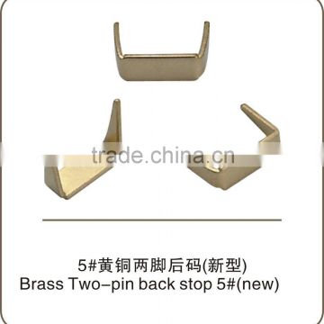 Brass Two-jaw Bottom stopper No.5 zipper garment accessories