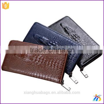 Hot selling man fashion leather handbags purses snakeskin wallets china wholesale
