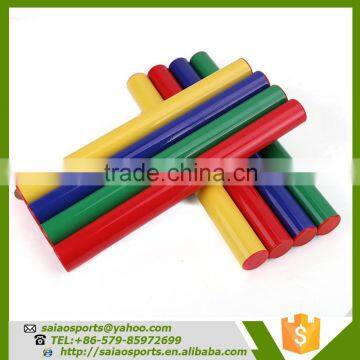 athletic track & field equipment manufacturer track and field four colors relay baton