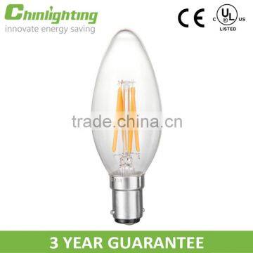 Candle Lights Bulbs C35 B11 4w Led Filament Bulbs For Decoration E14 E12