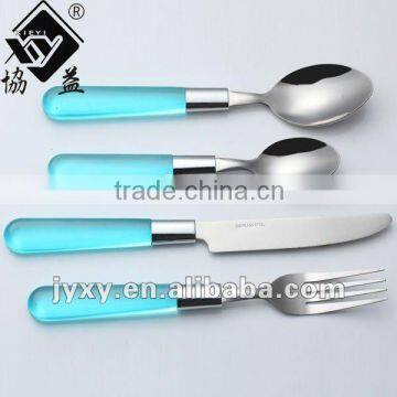 plastic handle cutlery set XY8835