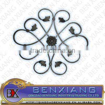 2013 popular ornamental wrought iron design rosettes model