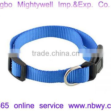 Colourful Nylon dog collar and leash