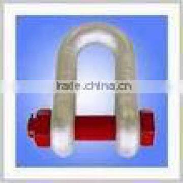 high quality chain/round pin alloy shackle