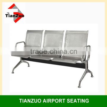 201 stainless steel 3-seater waiting chair