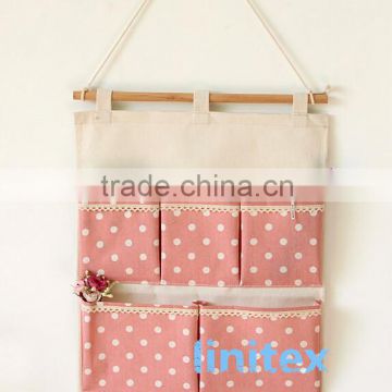 multi-functional carrier bag dangling bag cotton linen jute or blended shopping bag with cartoon design