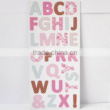 alphabet chipboard for card making