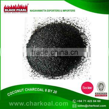 Top Grade Low Price 8/20 Granule Coconut Shell Charcoal from Certified Brand