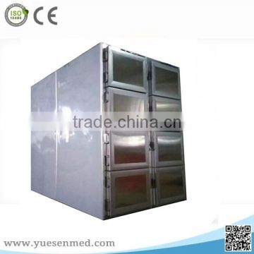 8 corpses stailess steel mortuary body cooler