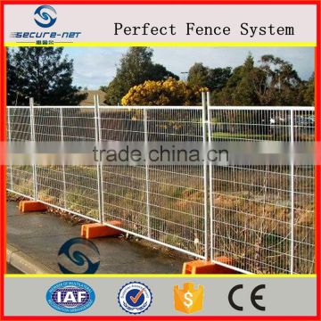 no dig galvanized construction field temporary fence stand/temp fence panels hot sale