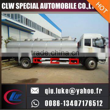 FAW/FOTON 7500liters stainless steel truck milk tank for sale