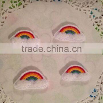 Hot sell Rainbow mini felt applique made in China