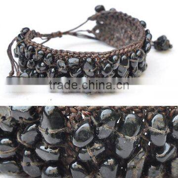 Avatar inspired bracelets jewellery - Black Agate